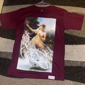 Maroon Naked Women Artwork
